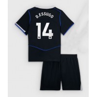 Dres Chelsea Dario Essugo #14 Rezervni za djecu 2025-26 Kratak Rukav (+ kratke hlače)